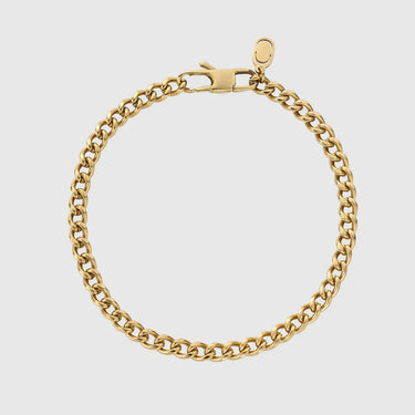 4mm Golden Cuban Bracelet